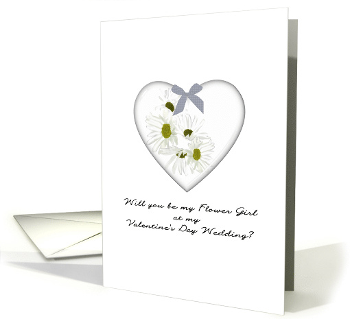 Be My Flower Girl For Valentine's Day Wedding Daisies In... (1407158)
