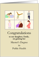 Congratulations Gaining Master’s Degree in Public Health card