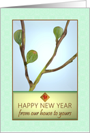Chinese New Year from Our House to Yours Figs on Branches card