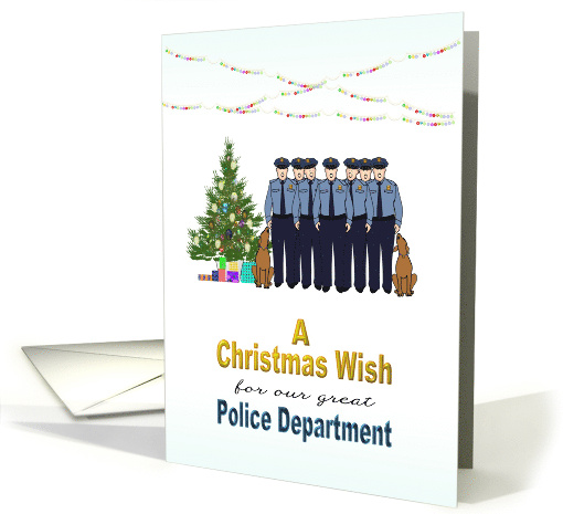 Christmas For Police Department Policemen And K-9 Unit... (1412664)