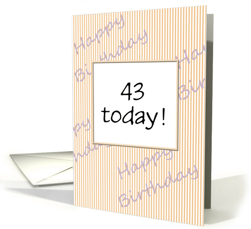 Customizable for any age birthday card (1416840)
