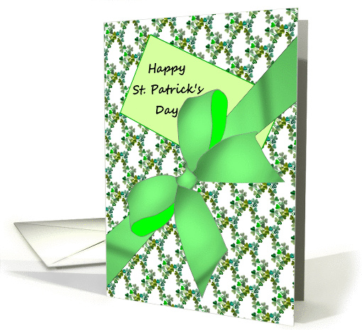 St. Patrick's Day wishes all wrapped up from across the miles card