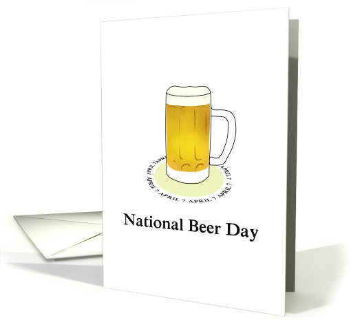 National Beer Day April 7 A Glass of Ice Cold Beer on a... (1420266)