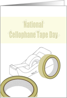 National Cellophane Tape Day May 27 Taped On Greeting Dispenser card