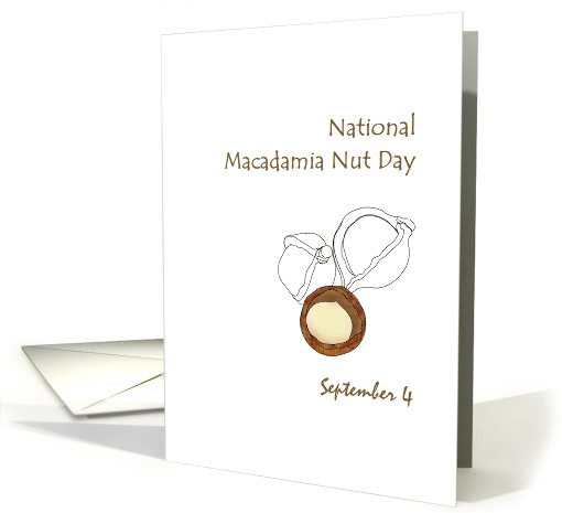 National Macadamia Nut Day Delicious Macadamia Nuts card (1421044)