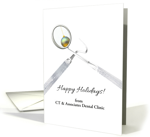 Happy Holidays From Dental Clinic Bauble Reflection In... (1424232)