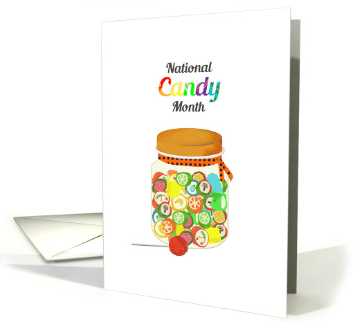 National Candy Month in June Guilt Free Jar of Candy and... (1434836)
