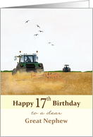 Great Nephew’s 17th Birthday Farming Theme Working in the Fields card