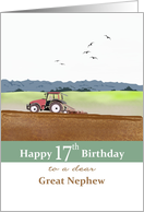 Great Nephew’s 17th Birthday Farming Theme Working in the Fields card