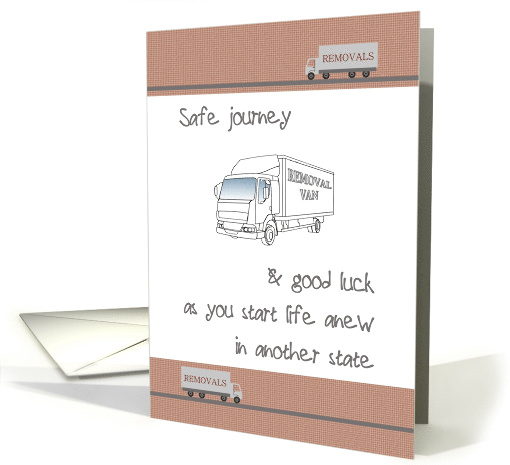 Relocating To Another State Removal Vans card (1442032)