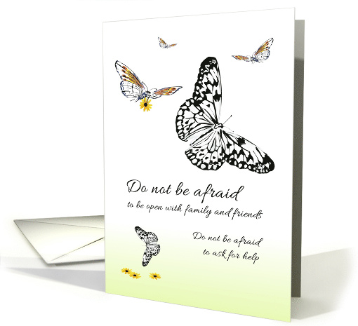 Encouragement For Lupus Sufferer Pretty Butterflies card (1444386)