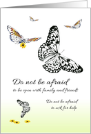 Encouragement For Lupus Sufferer Pretty Butterflies card