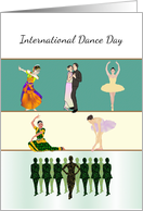 International Dance Day Various Forms of Dances card