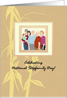 National Stepfamily Day Illustration of a Blended Family card