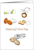 National Nut Day A Selection of Delicious Nuts card