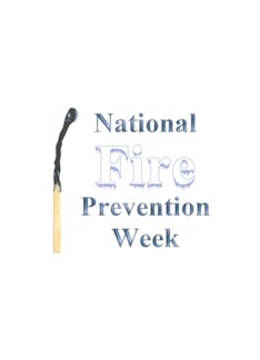National Fire Prevention Week Water Droplets on Burnt Matchstick