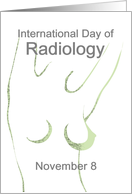 International Day of Radiology Nov 8 Illustration of Female Body card