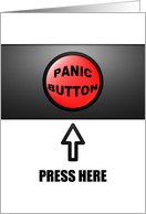 International Panic Day June 18 Press the Red Panic Button card
