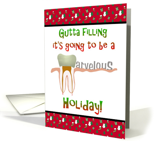 Holiday Greetings From Endodontist To Patients Root Canal Therapy card