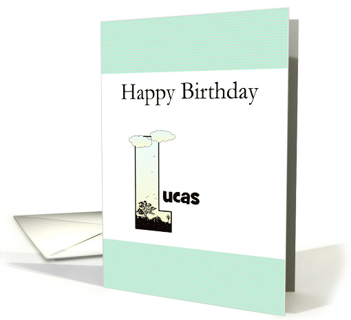 Birthday for Name Beginning with Letter L Birds in Flight... (1463828)