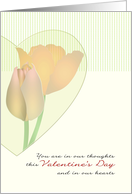 1st Valentine’s Day alone bereaved loss of partner, florals in a heart card