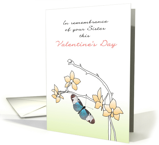 In Remembrance of Sister Valentine's Day Blue Butterfly... (1465908)