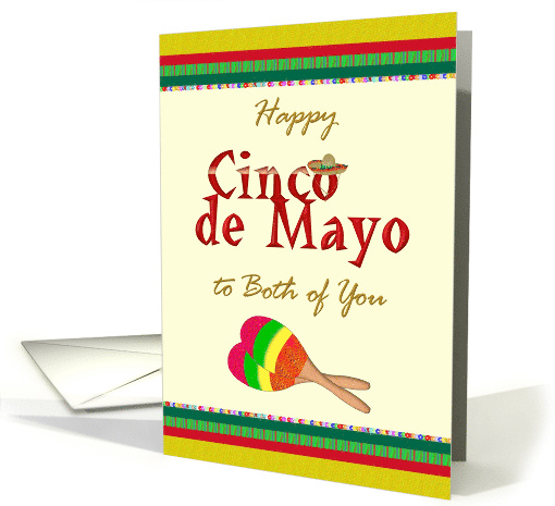 Cinco de Mayo for Both of You Sombrero and Maracas card (1467246)