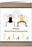 National Personal Trainer Awareness Day People in Training card