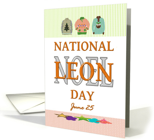 National Leon Day 6 Months to Start Planning for Christmas card