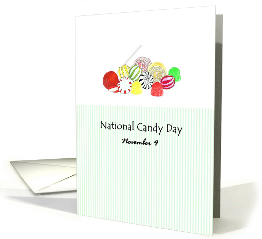 National Candy Day Handful of Yummy Candy card (1473184)