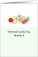 National Candy Day Handful of Yummy Candy card