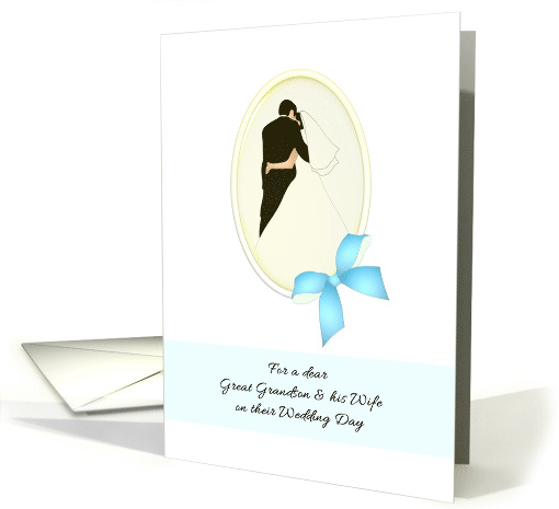 For Great Grandson and Wife on Their Wedding Day card (1481568)
