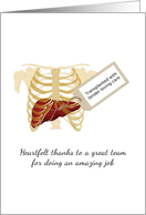 Heartfelt Thanks To Liver Transplant Team Liver Transplant With TLC card