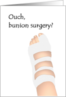 Get Well Bunion...