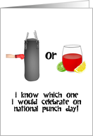 National Punch Day The Alcoholic Kind card