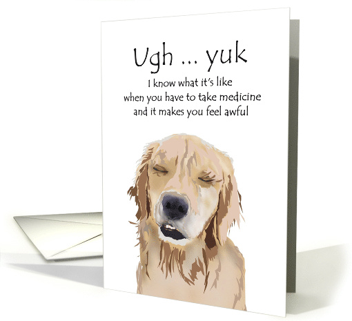 Pediatric Cancer Dog Sharing Feel Better Greeting card (1505706)