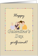 Galentine’s Day Friends of Differing Ages Enjoy Each Other’s Company card