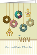 Birthday for Mom from Daughter and Son in Law Pretty Lockets card