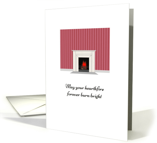 New house, hearthfire burning brightly card (1507712)