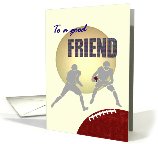 Gay Friendship Football Players card (1507820)