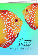 Norooz for Mother in Law Colorful Tropical Fish card