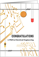 PhD in Electrical Engineering PCB and Components card