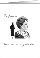 Thank you university professor, sketch of Marie Curie card