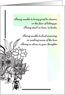 Thinking of Someone with a Loved One Who is Missing In Action card