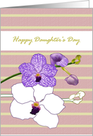 Daughter’s Day for Granddaughter Spray of Orchids card