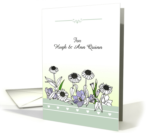Customizable Gift Card for Wedding Welcome Bag Soft Florals card