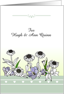 Customizable Gift Card for Wedding Welcome Bag Soft Florals card