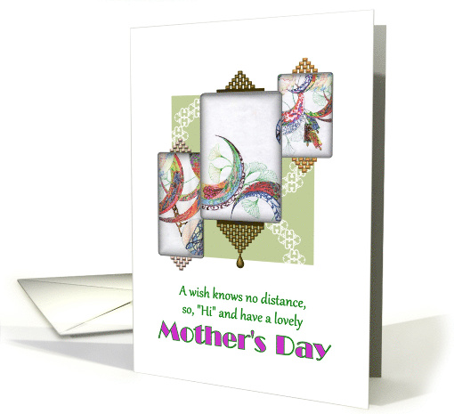 Mother's Day for Estranged Mother A Wish Knows No Distance card