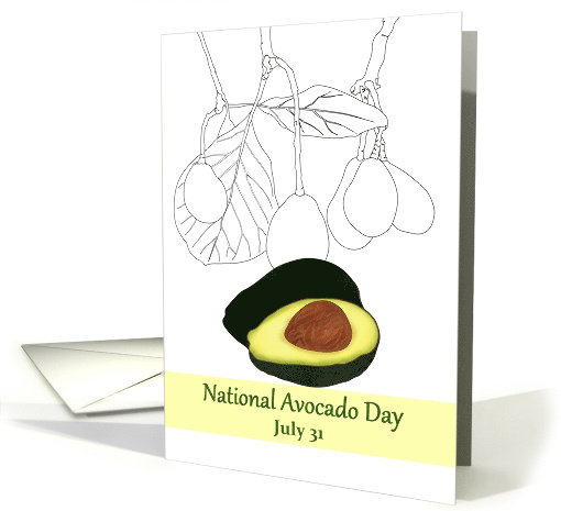 National Avocado Day Delicious and Versatile Fruit card (1552354)