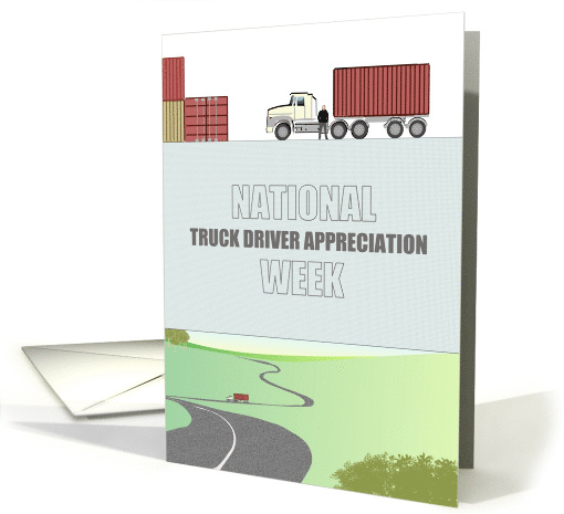 National Truck Driver Appreciation Week Driver and Truck... (1556332)